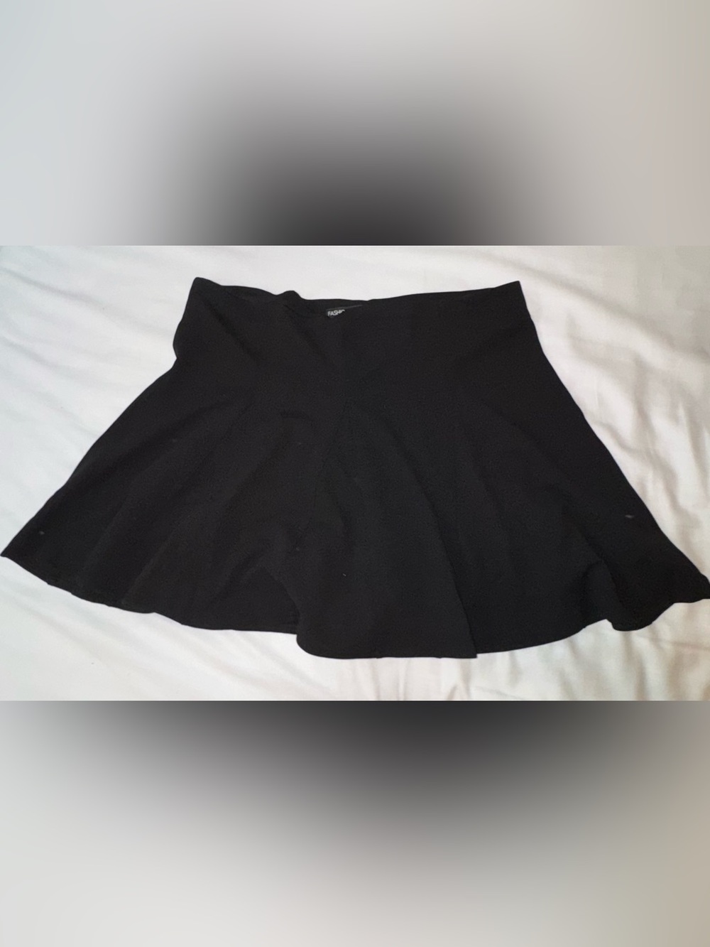NWT Fashion Nova Black Flared Mini Skort 1X